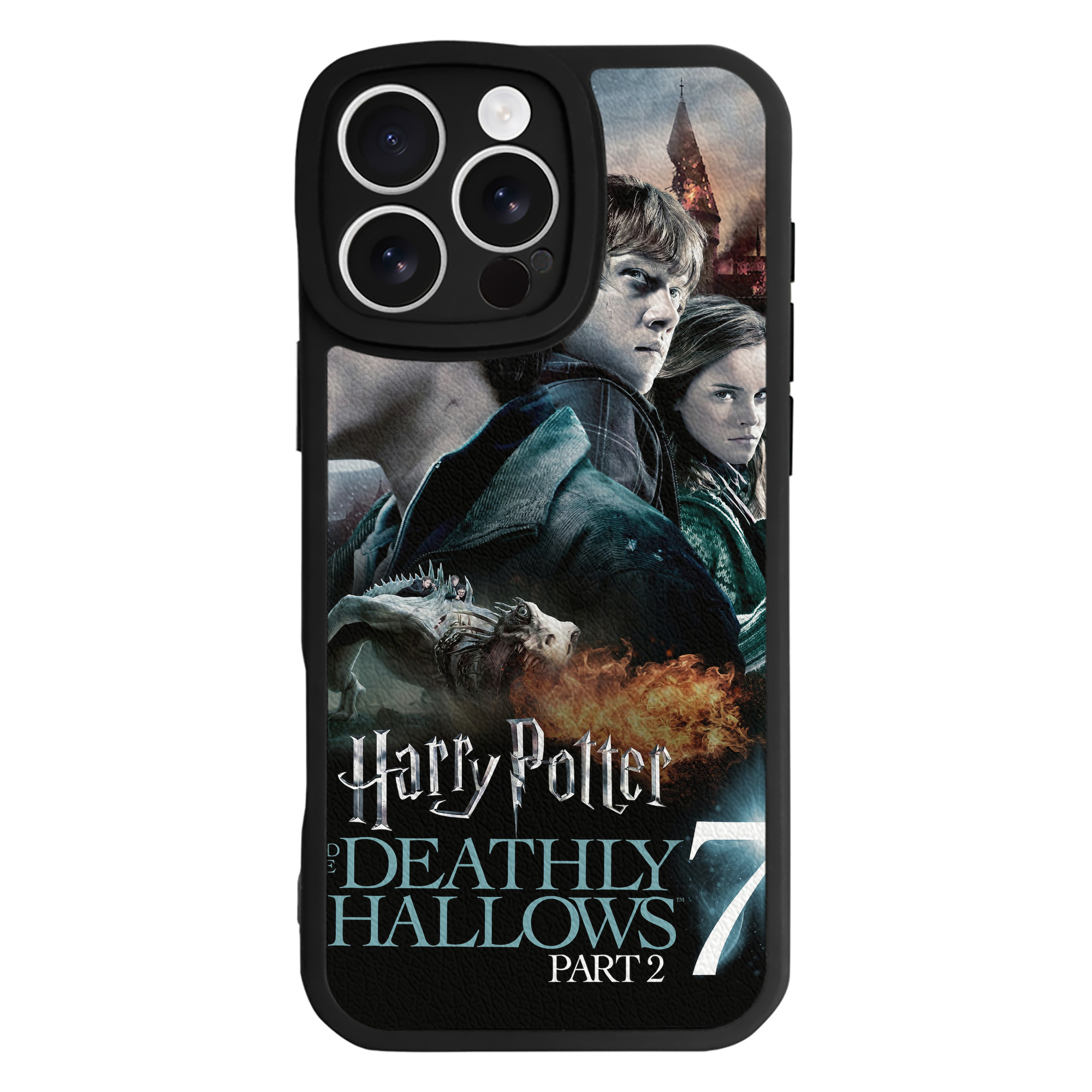 （画像用） Harry Potter ハリー・ポッターシリーズ 【iPhone 16シリーズ対応】シリコンスマホケース（レザー調） 材質：シリコン